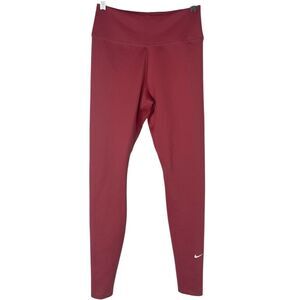 Nike Thermafit Leggings Size Small Pink High Rise Full Length